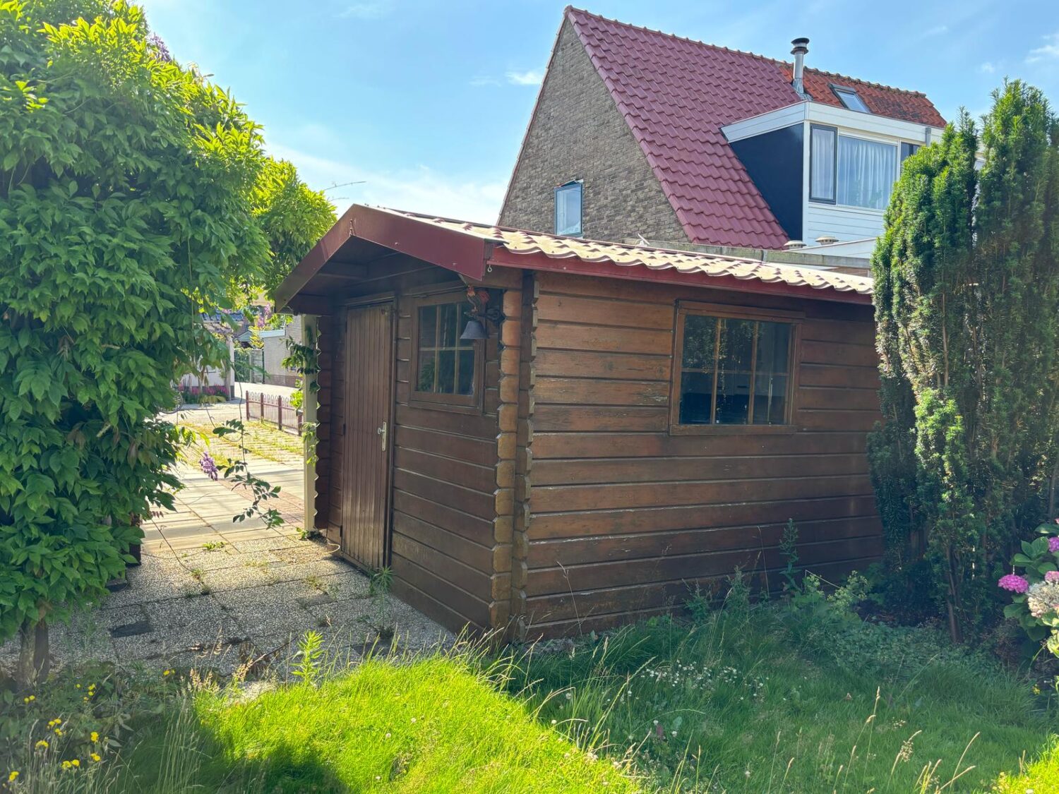 03 blokhut in tuin