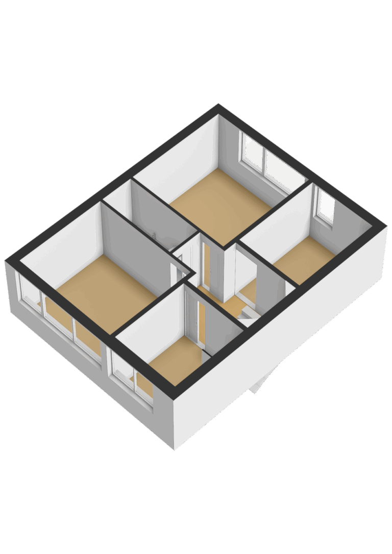 Eerste verdieping - 3D