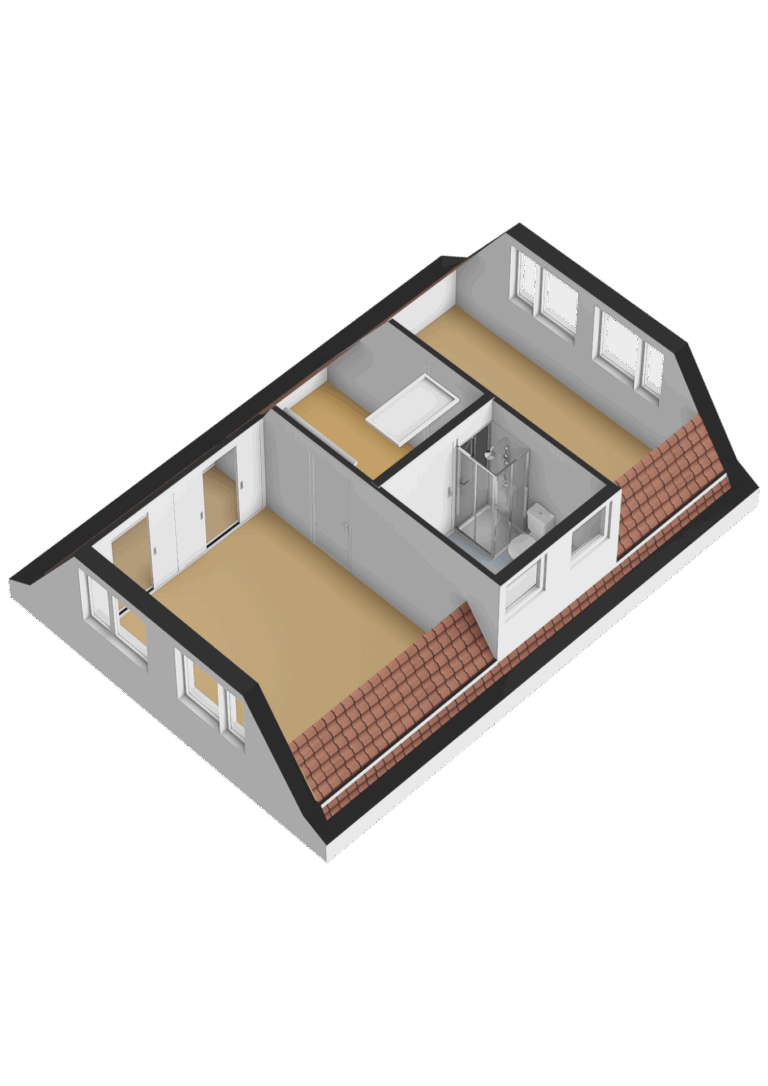 Eerste verdieping - 3D