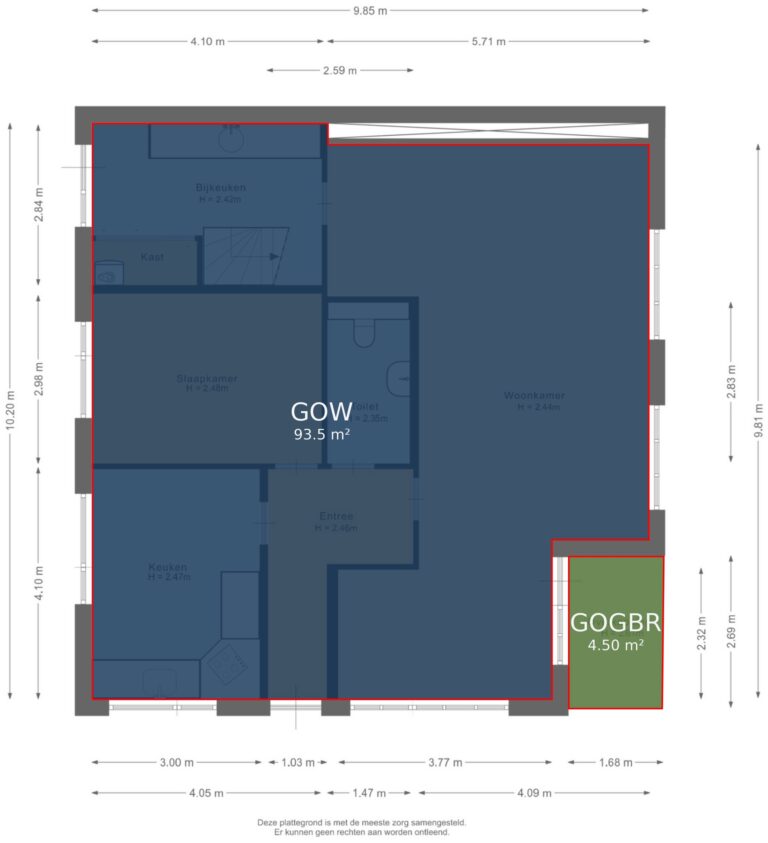 Begane grond - markings