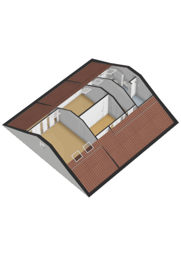 Eerste verdieping - 3D