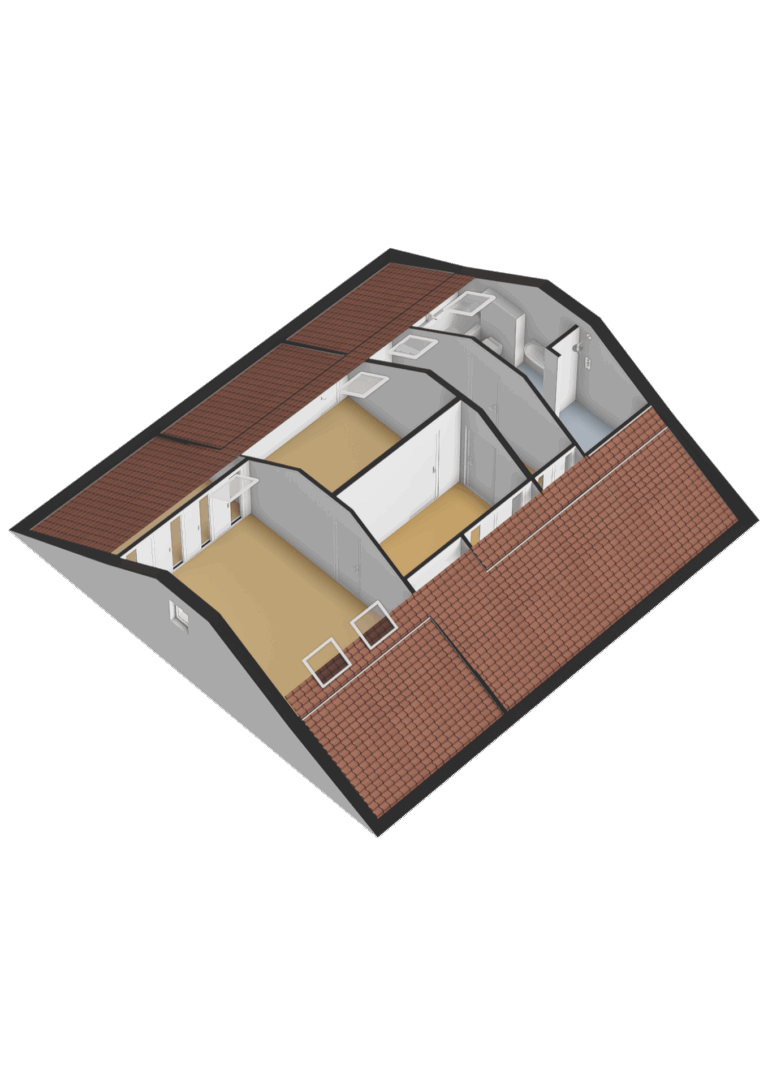 Eerste verdieping - 3D