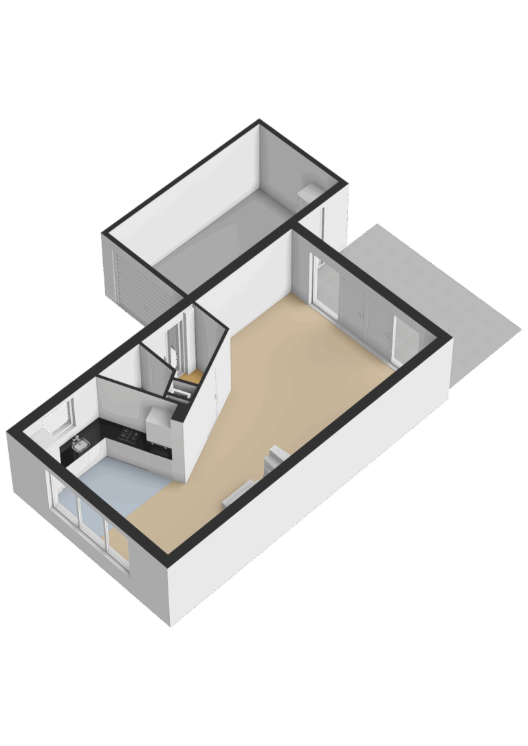 202_Begane grond - 3D