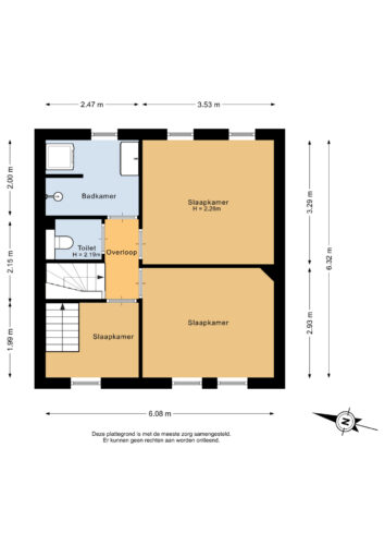 Eerste verdieping - 2D