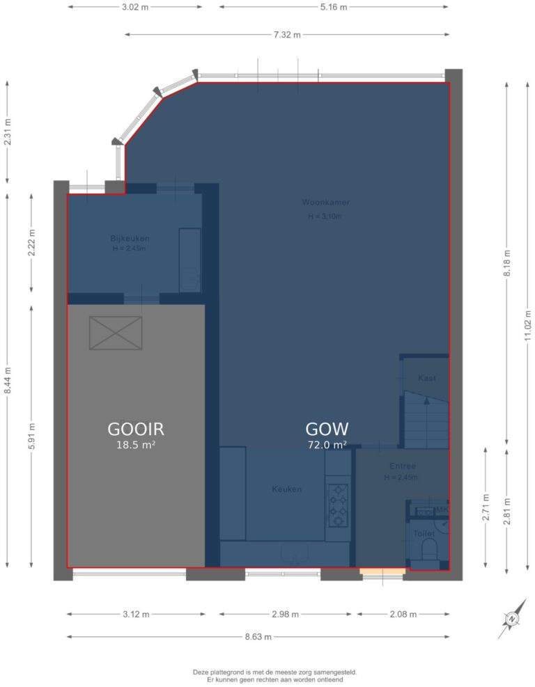 Begane grond - markings