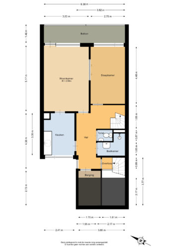 Eerste verdieping - 2D