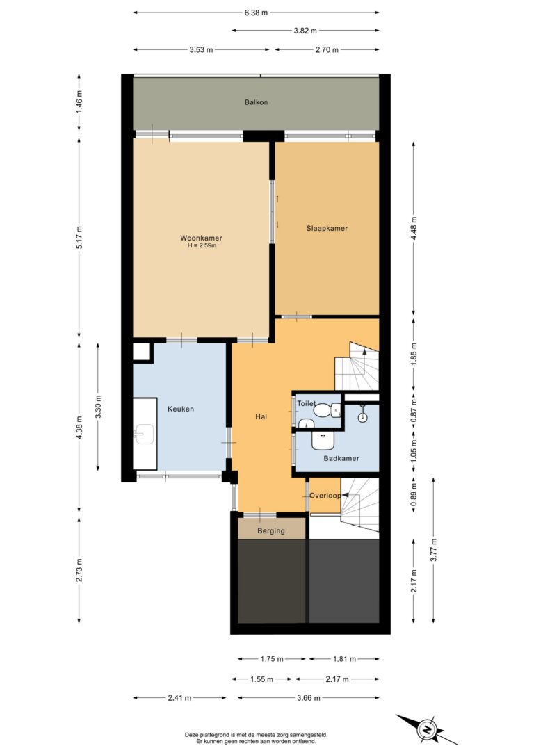 Eerste verdieping - 2D