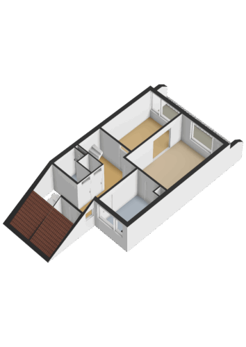 Eerste verdieping - 3D
