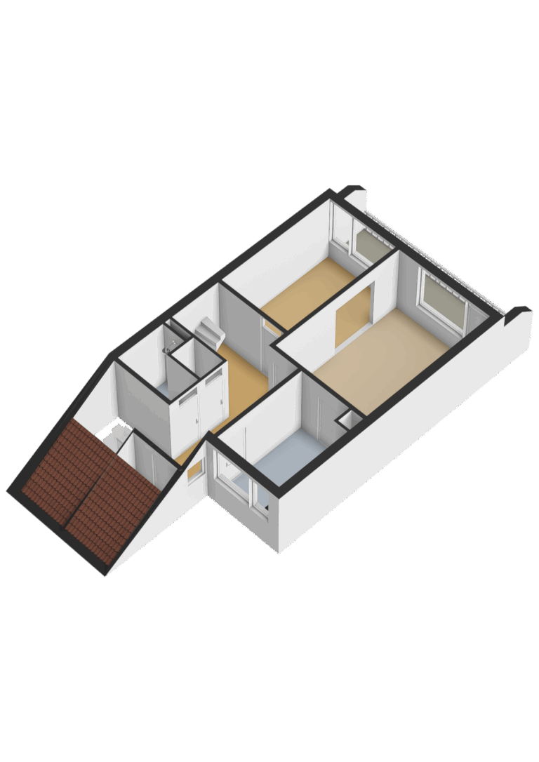 Eerste verdieping - 3D
