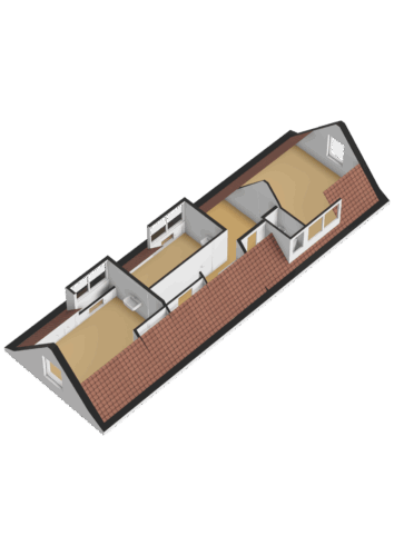 Eerste verdieping - 3D