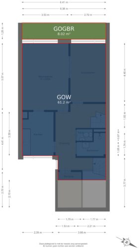 Eerste verdieping - markings