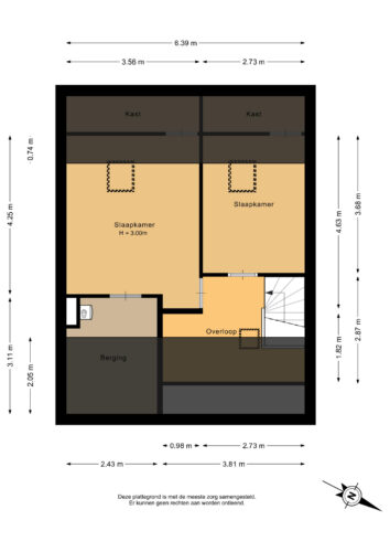Tweede verdieping - 2D