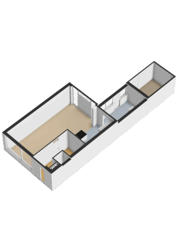 202_Begane grond - 3D