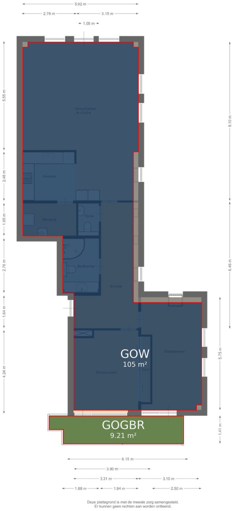 203_Appartement - markings