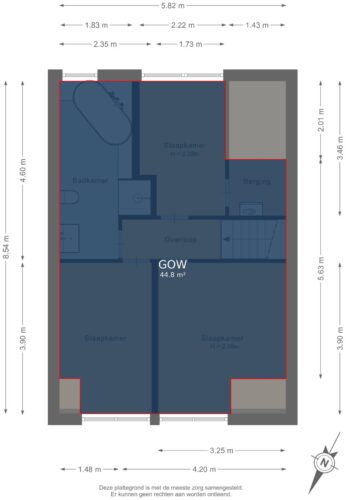 206_Eerste verdieping - markings