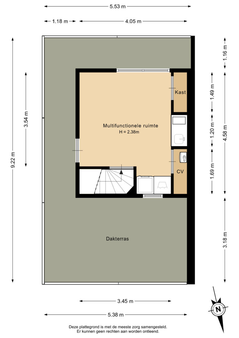 Tweede verdieping - 2D