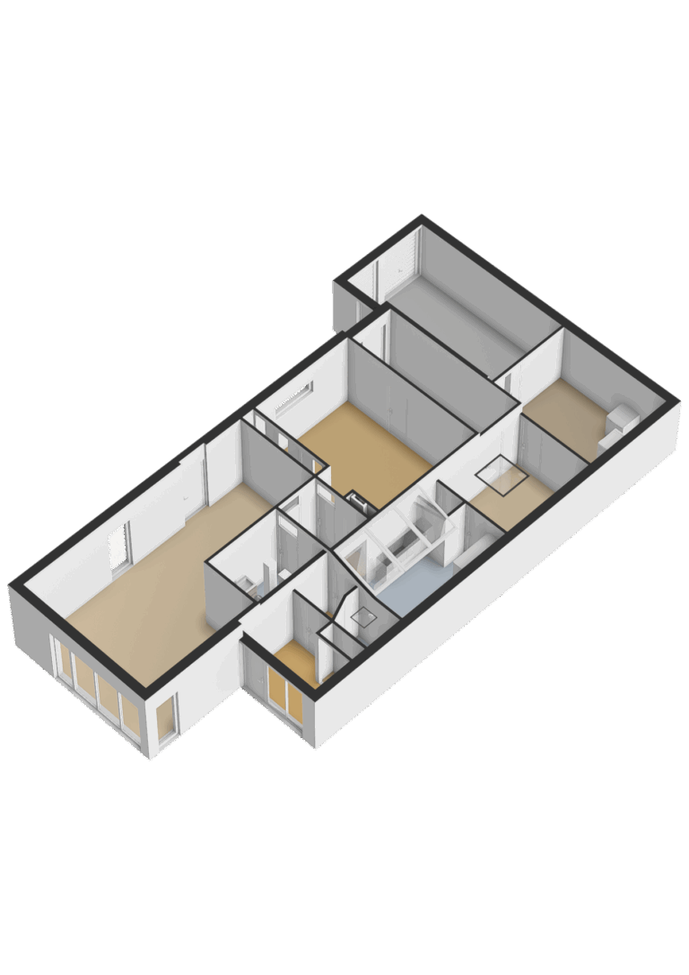 202_Begane grond - 3D