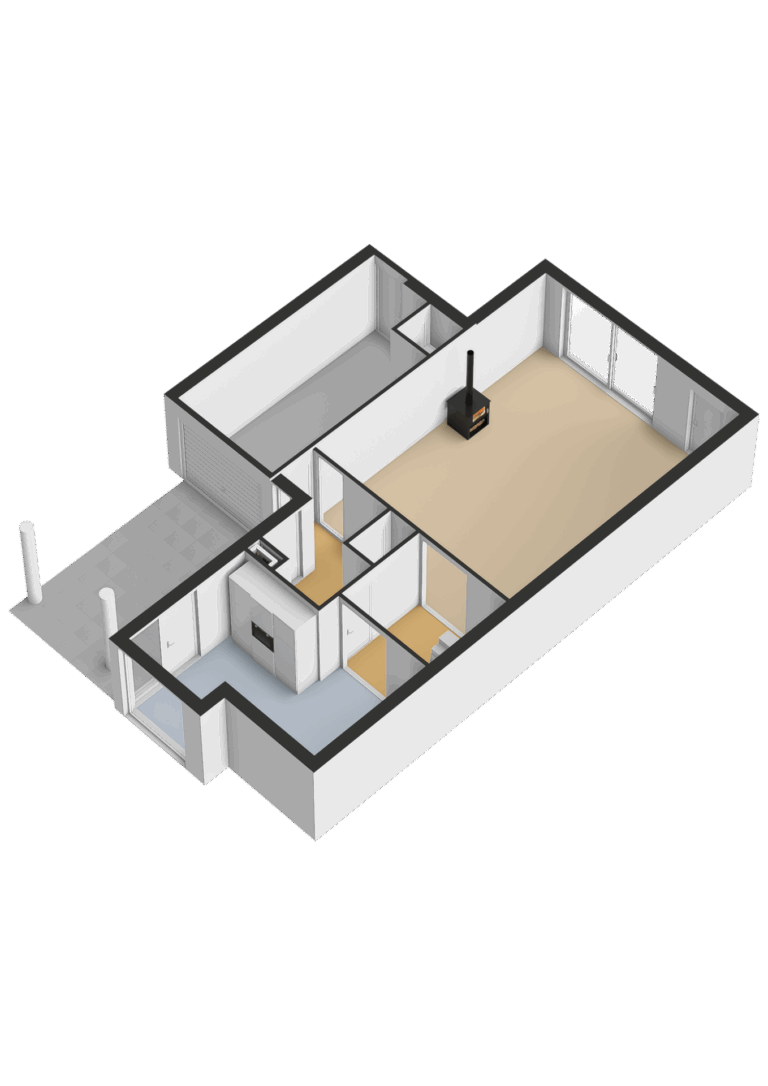 202_Begane grond - 3D