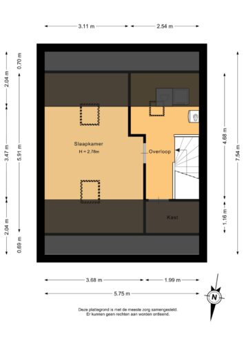 209_Tweede verdieping - 2D