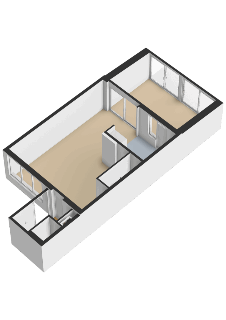 201_Begane grond - 3D