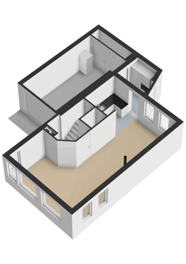 202_Begane grond - 3D