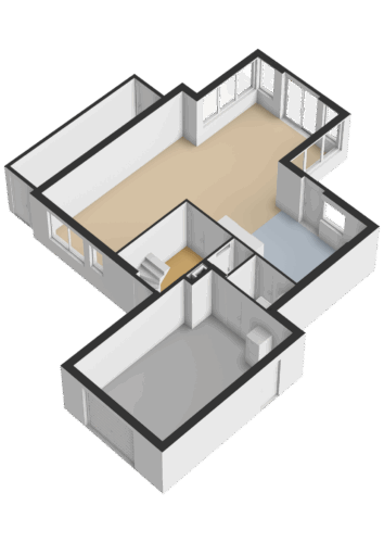 202_Begane grond - 3D