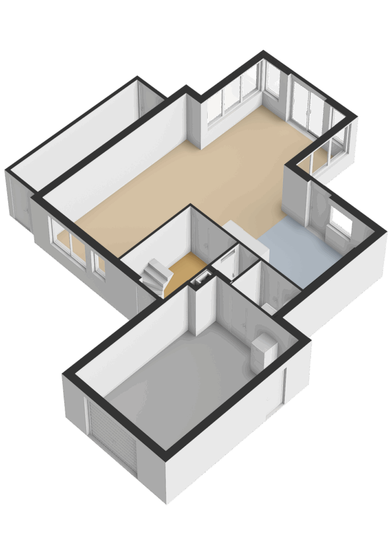 202_Begane grond - 3D