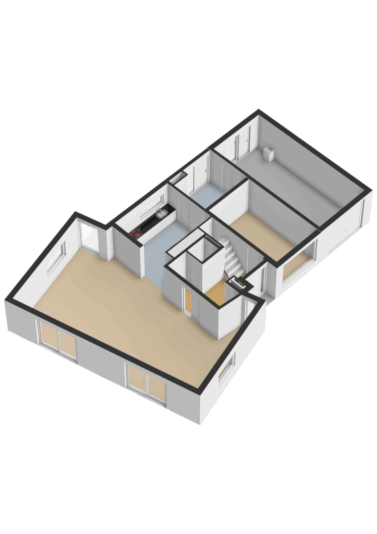 Begane grond - 3D