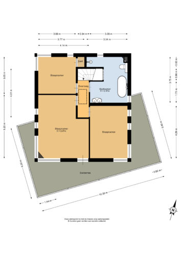 Eerste verdieping - 2D
