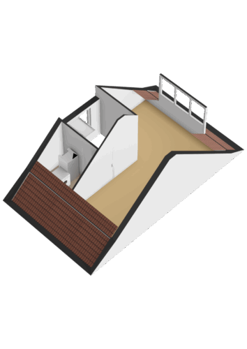 Tweede verdieping - 3D