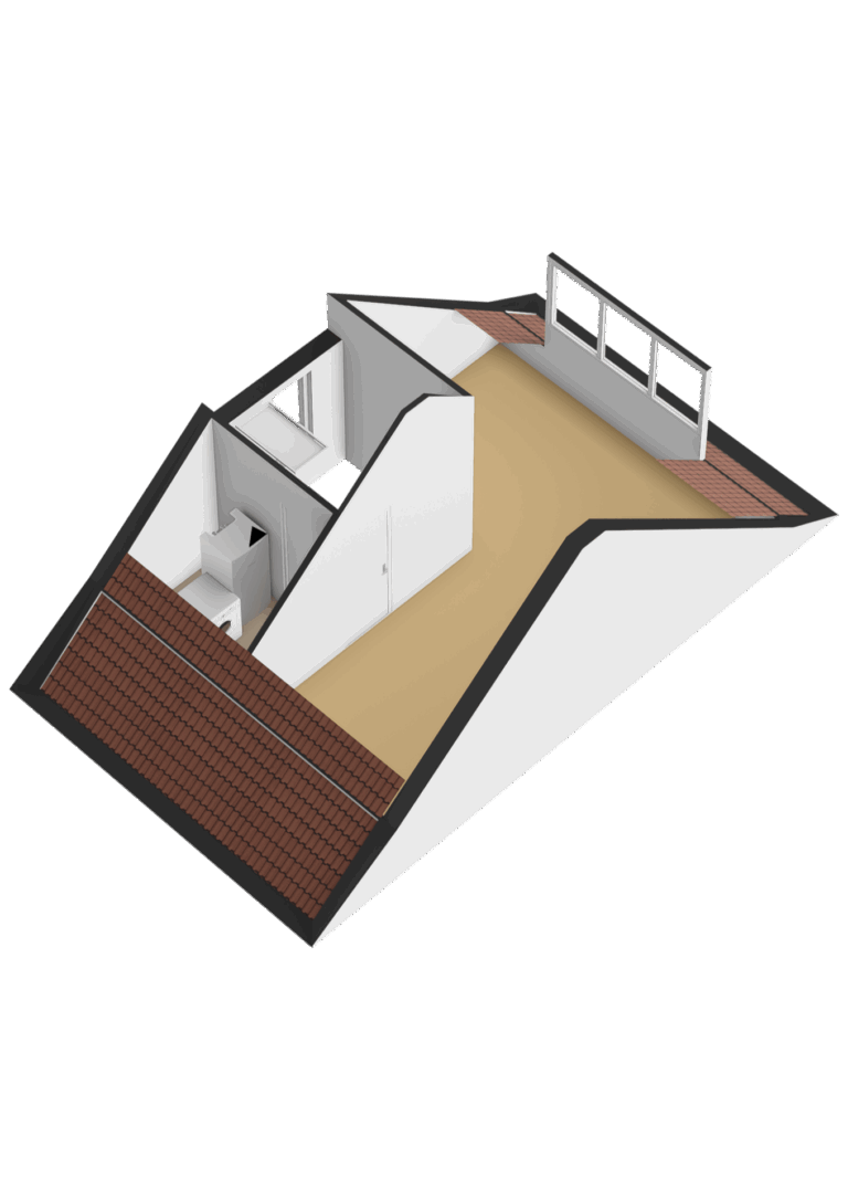 Tweede verdieping - 3D