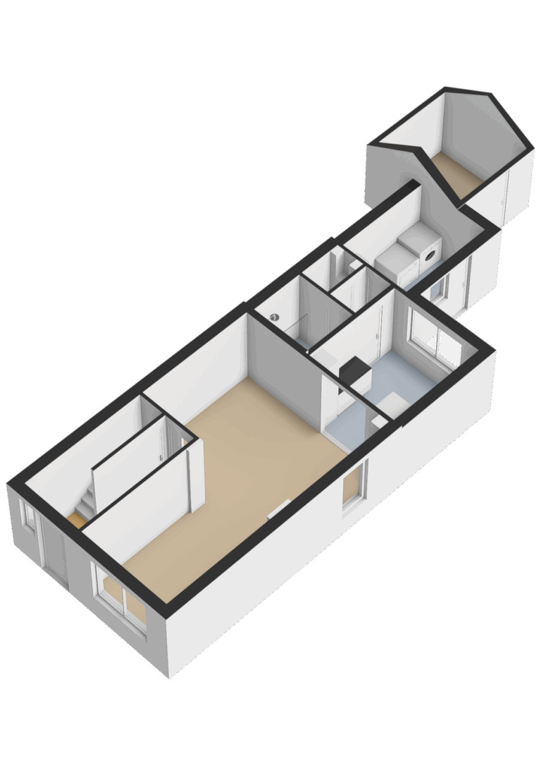 Begane grond - 3D