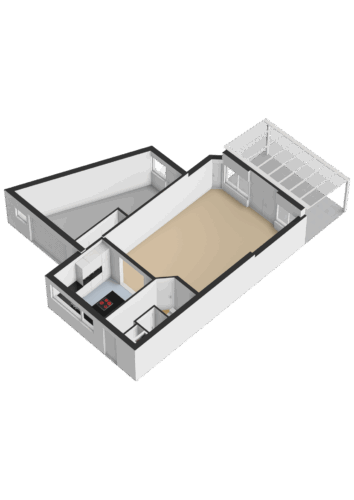 Begane grond - 3D