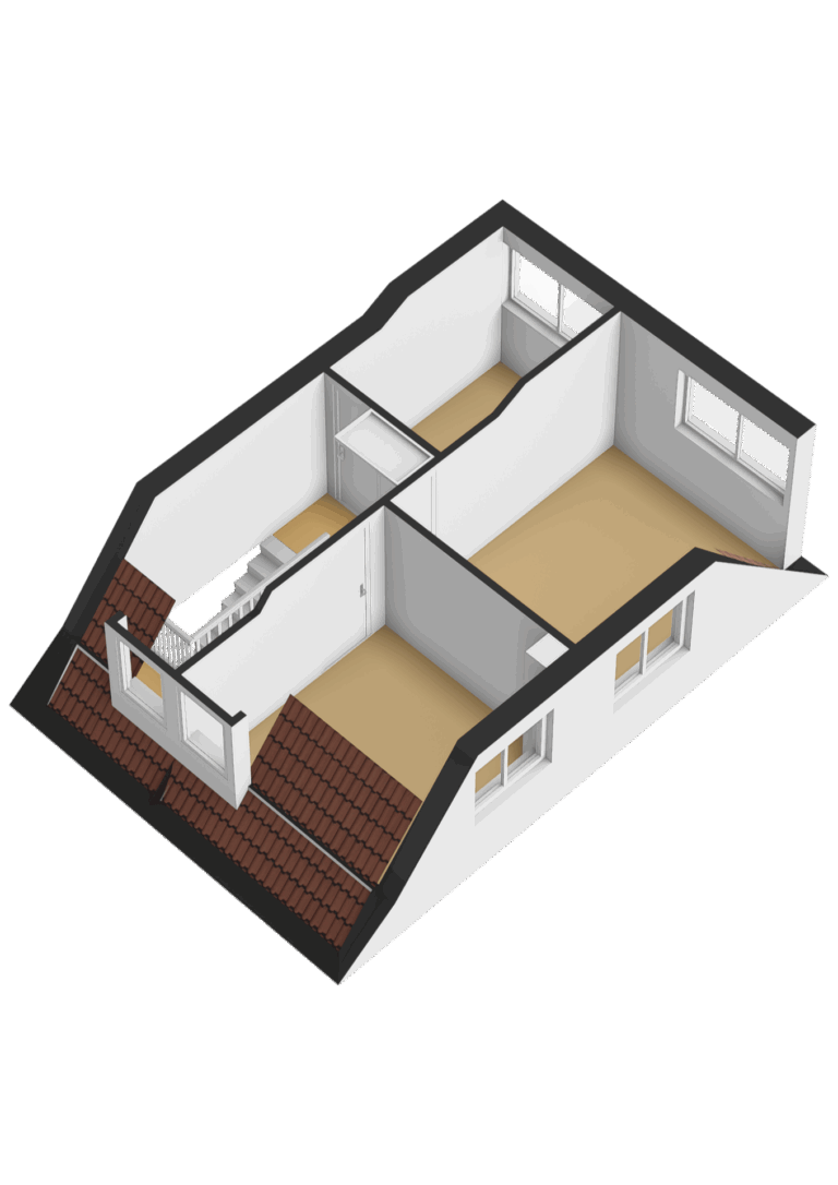 Eerste verdieping - 3D