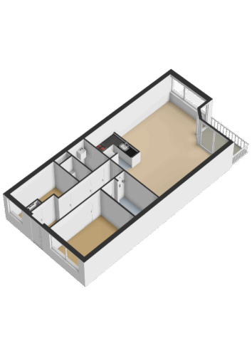 202_Appartement - 3D