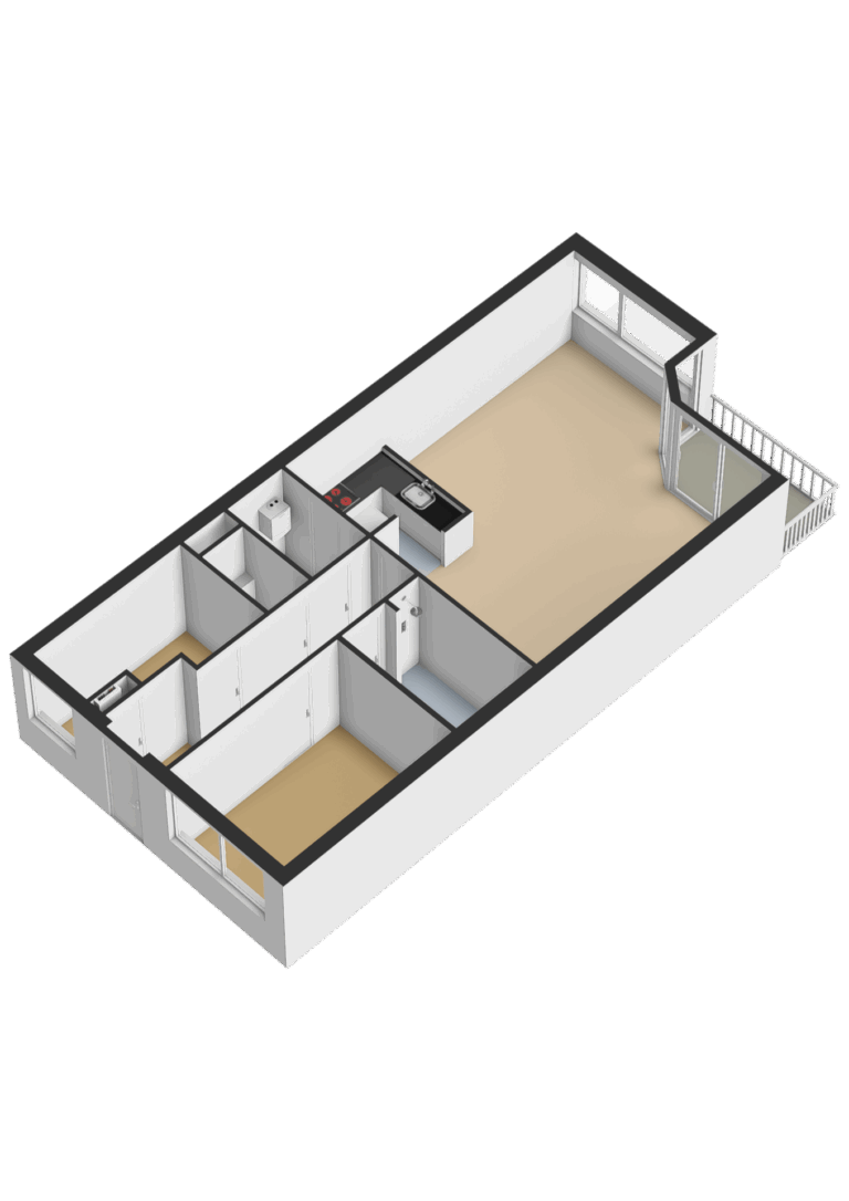 202_Appartement - 3D