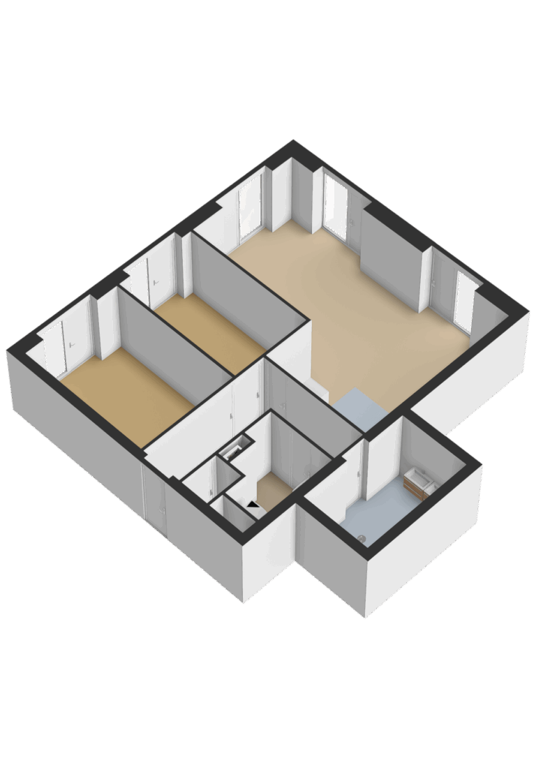 202_Begane grond - 3D