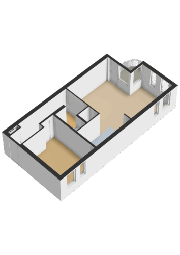 205_Tweede verdieping - 3D