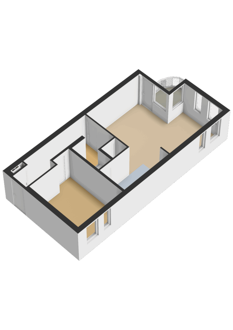205_Tweede verdieping - 3D