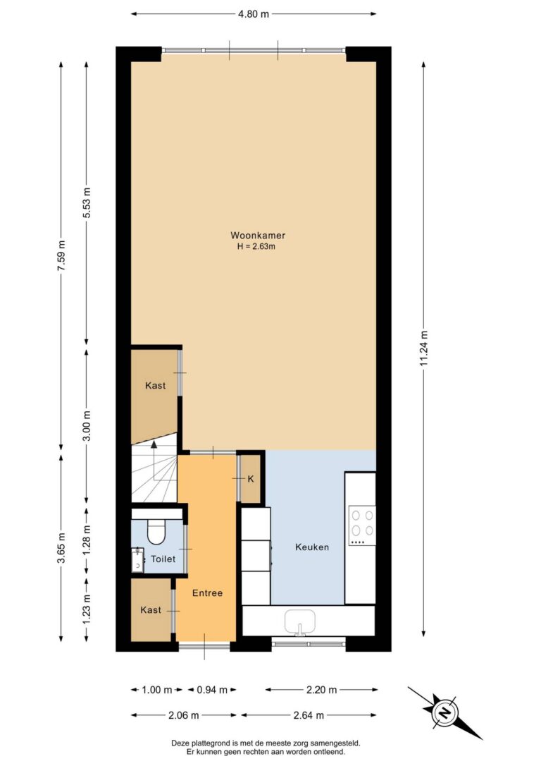4-room house & single family of 93 m²