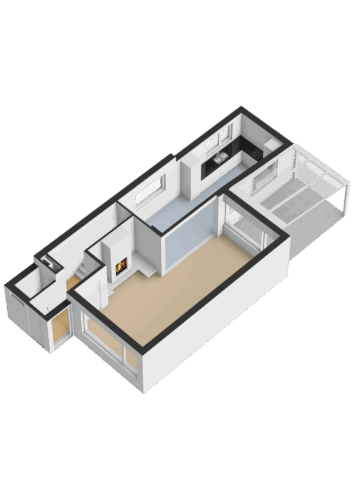 202_Begane grond - 3D