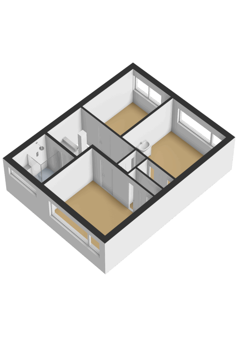 208_Eerste verdieping - 3D